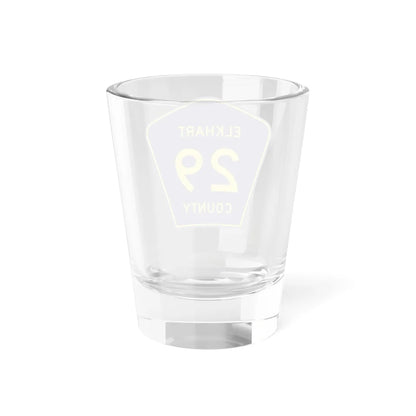 Elkhart County Road 29 IN (Indiana) (Road Sign) Shot Glass 1.5oz - Go Mug Yourself