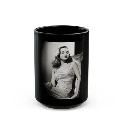 Ella Raines #02 2 (Vintage Female Icon) Black Coffee Mug 15oz - Go Mug Yourself