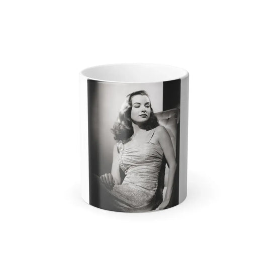 Ella Raines #02 2 (Vintage Female Icon) Color Changing Coffee Mug 11oz - Go Mug Yourself