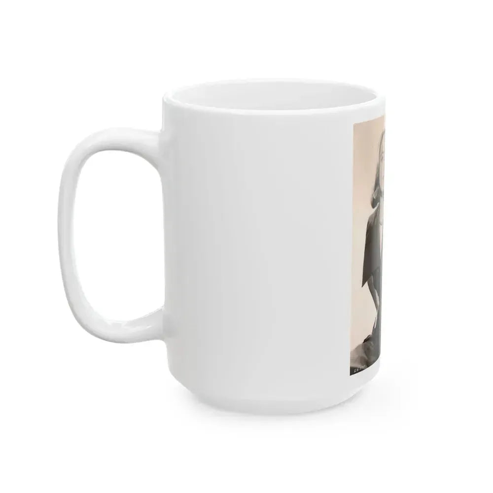 Ella Raines #102 (Vintage Female Icon) White Coffee Mug - Go Mug Yourself