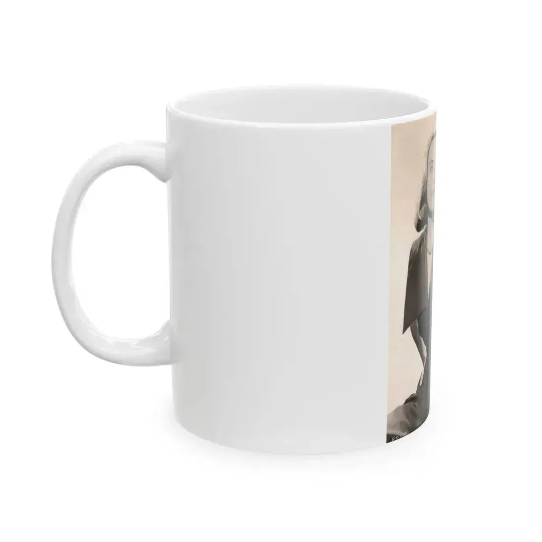 Ella Raines #102 (Vintage Female Icon) White Coffee Mug - Go Mug Yourself