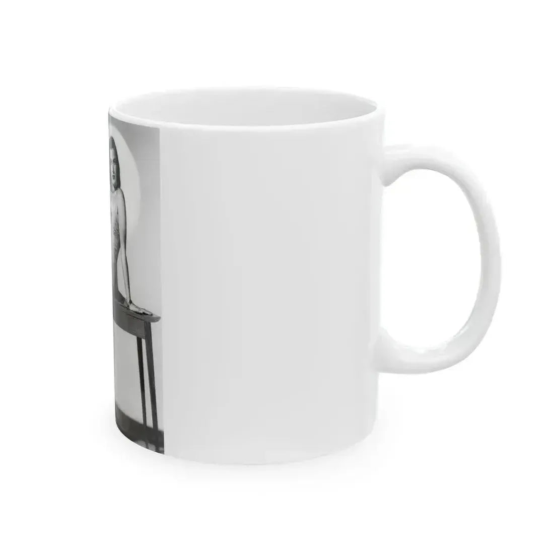 Ella Raines #11 (Vintage Female Icon) White Coffee Mug - Go Mug Yourself