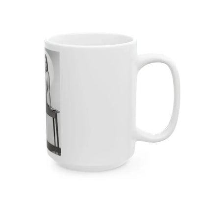 Ella Raines #11 (Vintage Female Icon) White Coffee Mug - Go Mug Yourself