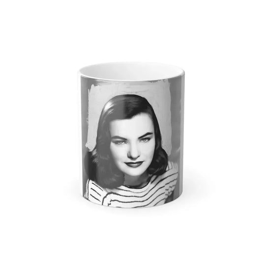 Ella Raines #113 (Vintage Female Icon) Color Changing Coffee Mug 11oz - Go Mug Yourself
