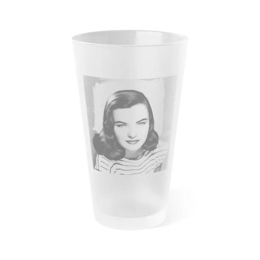 Ella Raines #113 (Vintage Female Icon) Frosted Pint Glass 16oz-16oz-Frosted-Go Mug Yourself