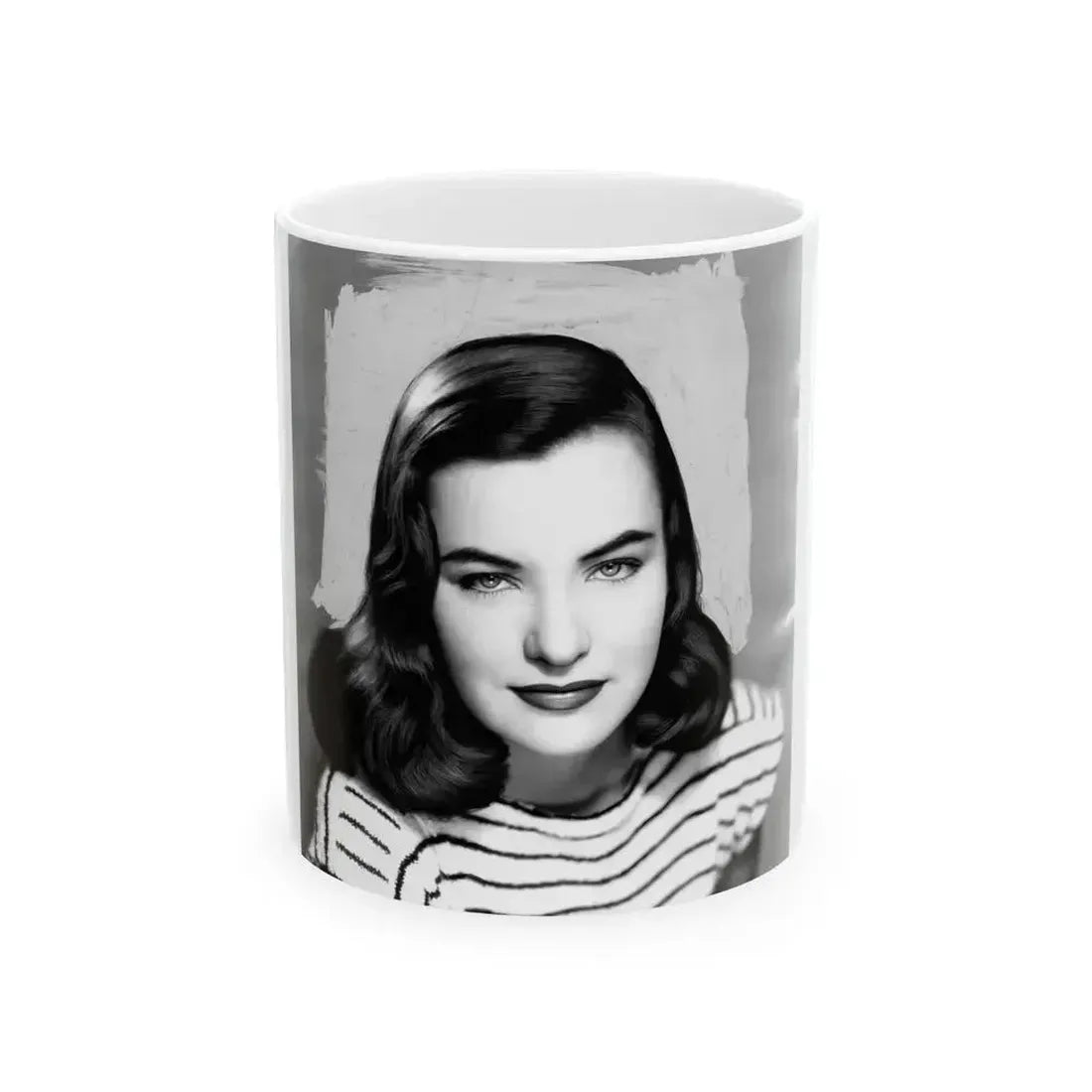 Ella Raines #113 (Vintage Female Icon) White Coffee Mug 11oz - Go Mug Yourself