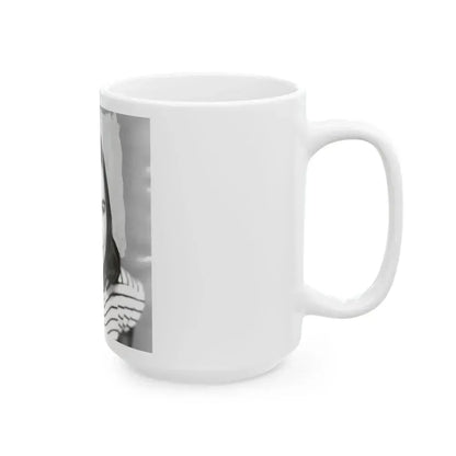 Ella Raines #113 (Vintage Female Icon) White Coffee Mug - Go Mug Yourself