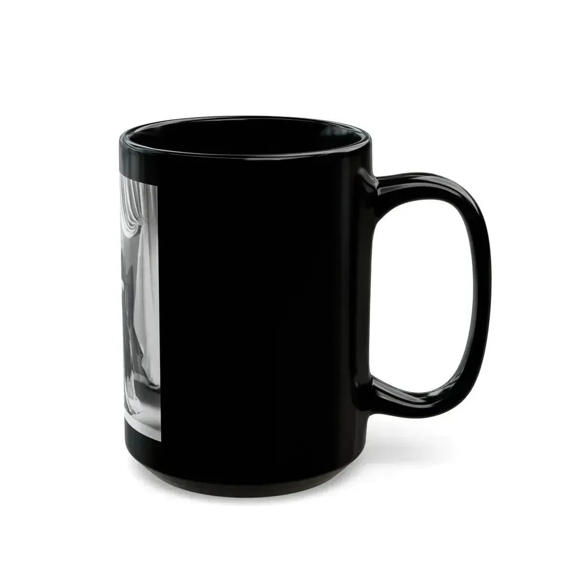 Ella Raines #12 (Vintage Female Icon) Black Coffee Mug - Go Mug Yourself