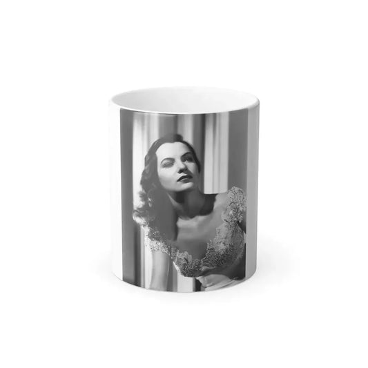 Ella Raines #124 (Vintage Female Icon) Color Changing Coffee Mug 11oz - Go Mug Yourself