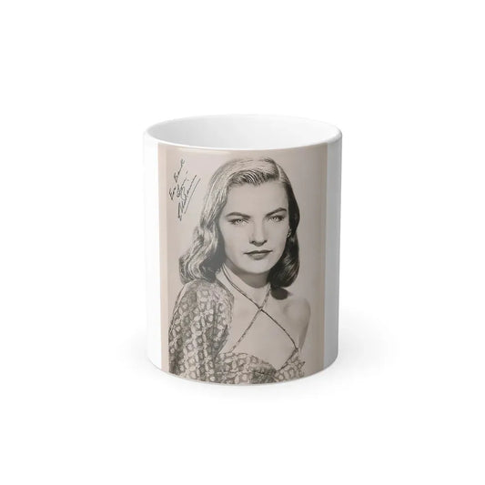 Ella Raines #13 (Vintage Female Icon) Color Changing Coffee Mug 11oz - Go Mug Yourself