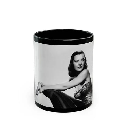 Ella Raines #130 (Vintage Female Icon) Black Coffee Mug 11oz - Go Mug Yourself
