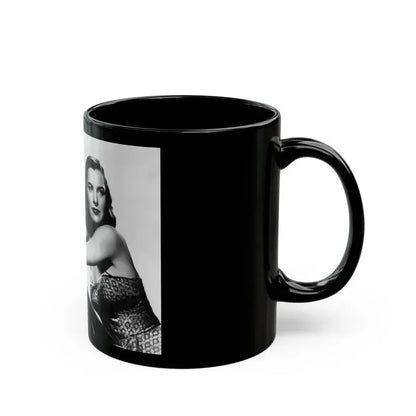 Ella Raines #130 (Vintage Female Icon) Black Coffee Mug - Go Mug Yourself