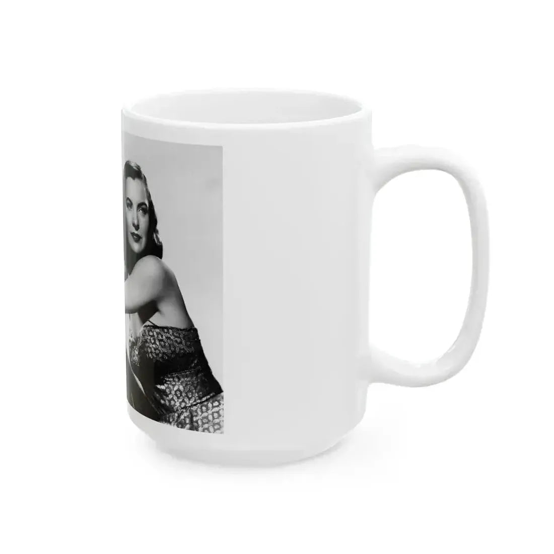 Ella Raines #130 (Vintage Female Icon) White Coffee Mug - Go Mug Yourself