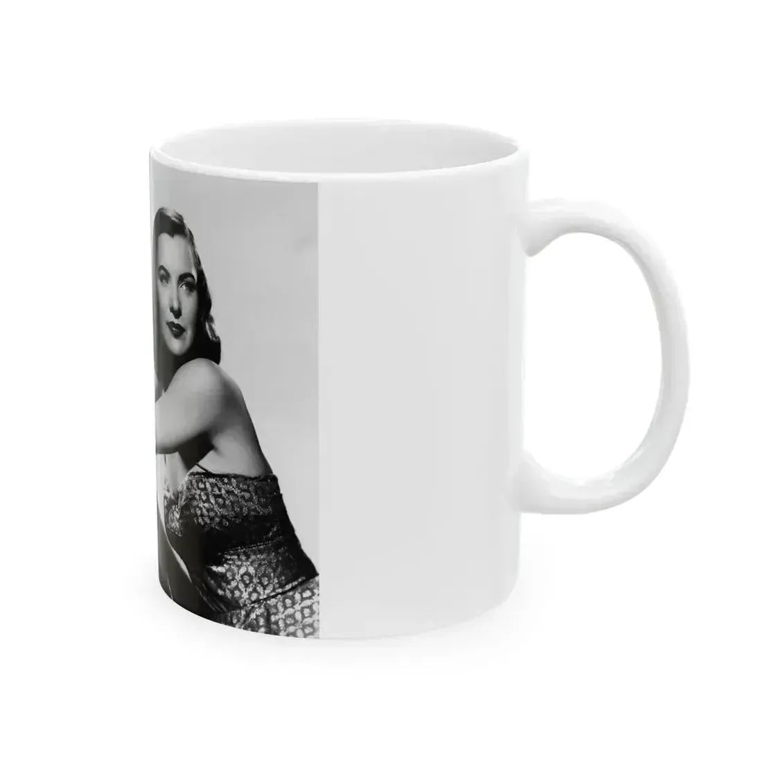 Ella Raines #130 (Vintage Female Icon) White Coffee Mug - Go Mug Yourself