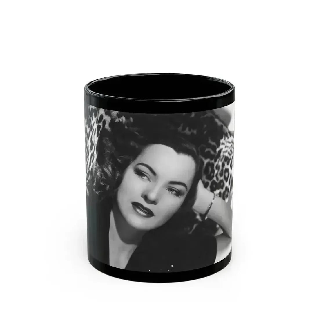 Ella Raines #138 1 (Vintage Female Icon) Black Coffee Mug 11oz - Go Mug Yourself