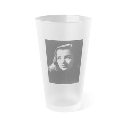 Ella Raines #139 (Vintage Female Icon) Frosted Pint Glass 16oz-16oz-Frosted-Go Mug Yourself