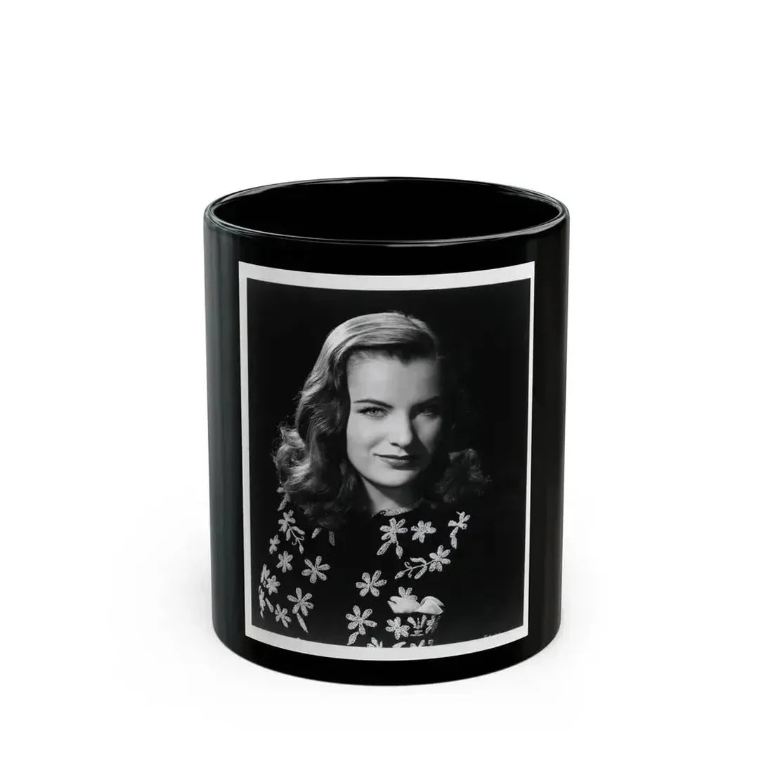 Ella Raines #140 (Vintage Female Icon) Black Coffee Mug 11oz - Go Mug Yourself