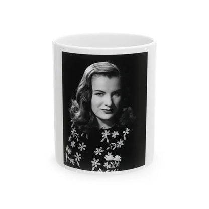 Ella Raines #140 (Vintage Female Icon) White Coffee Mug 11oz - Go Mug Yourself