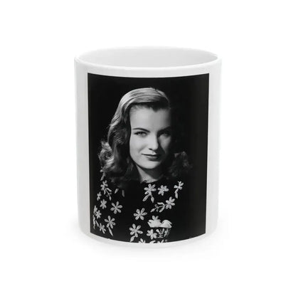 Ella Raines #140 (Vintage Female Icon) White Coffee Mug 11oz - Go Mug Yourself