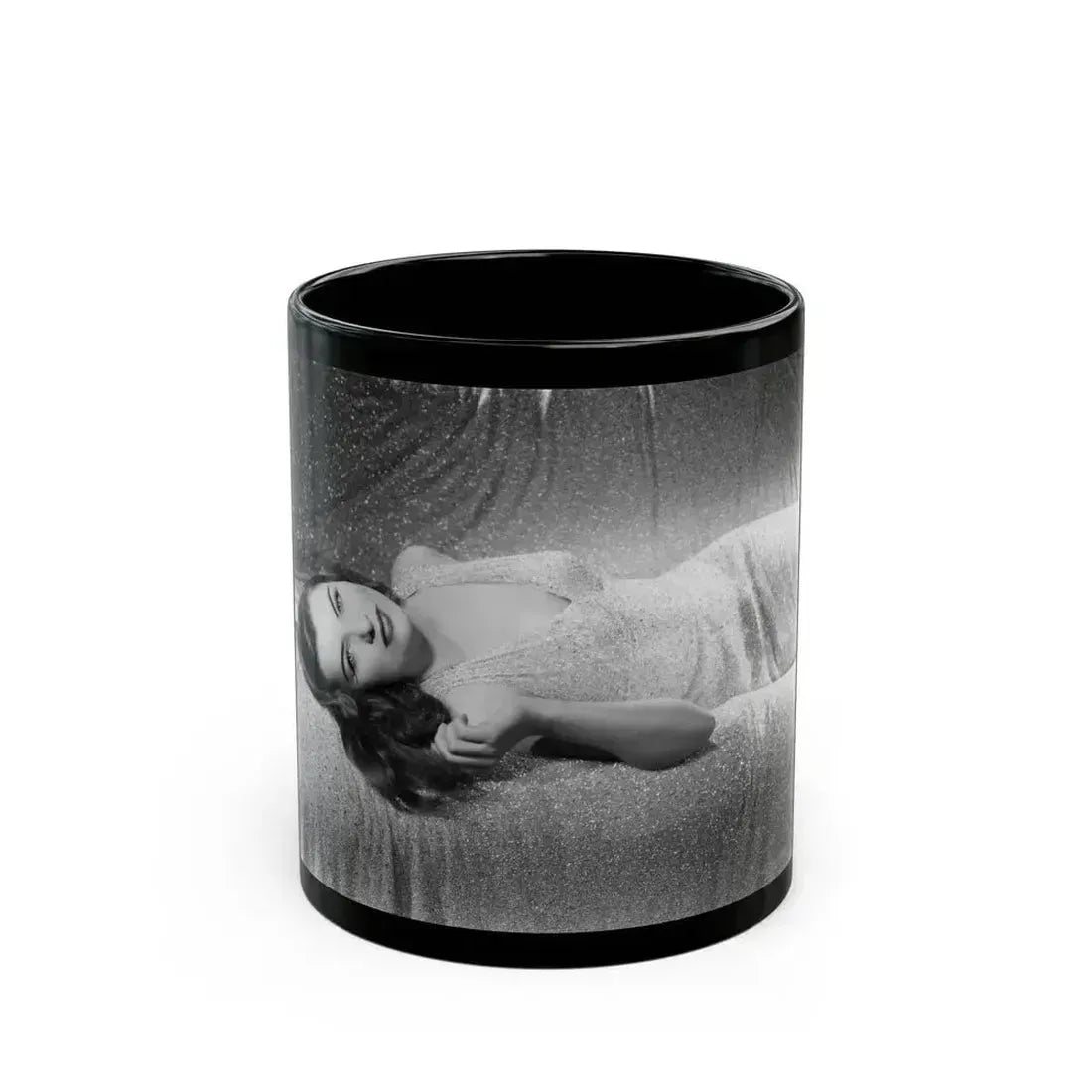 Ella Raines #149 1 (Vintage Female Icon) Black Coffee Mug 11oz - Go Mug Yourself
