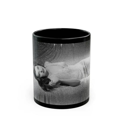 Ella Raines #149 1 (Vintage Female Icon) Black Coffee Mug 11oz - Go Mug Yourself