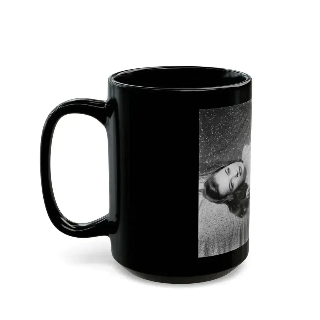 Ella Raines #149 1 (Vintage Female Icon) Black Coffee Mug - Go Mug Yourself