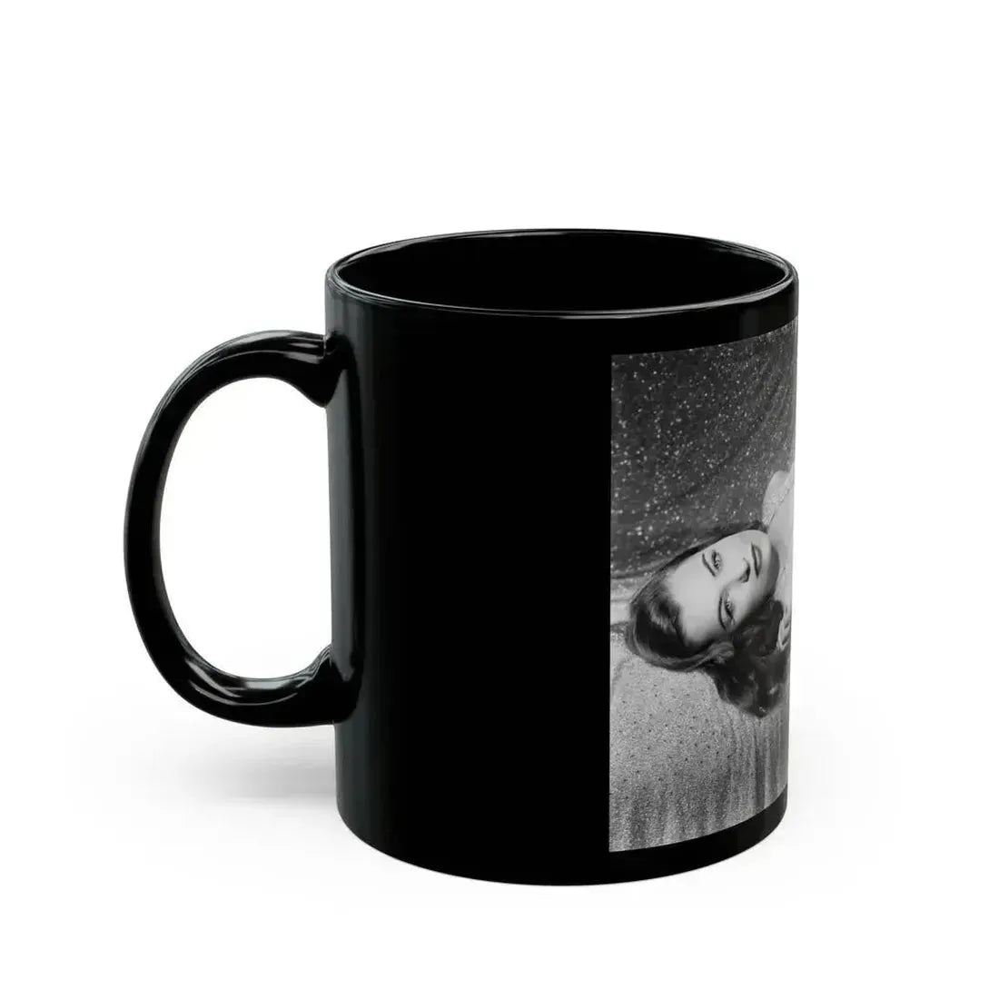 Ella Raines #149 1 (Vintage Female Icon) Black Coffee Mug - Go Mug Yourself