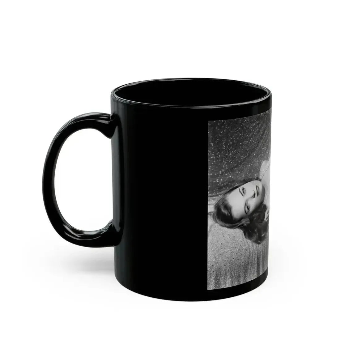 Ella Raines #149 1 (Vintage Female Icon) Black Coffee Mug - Go Mug Yourself