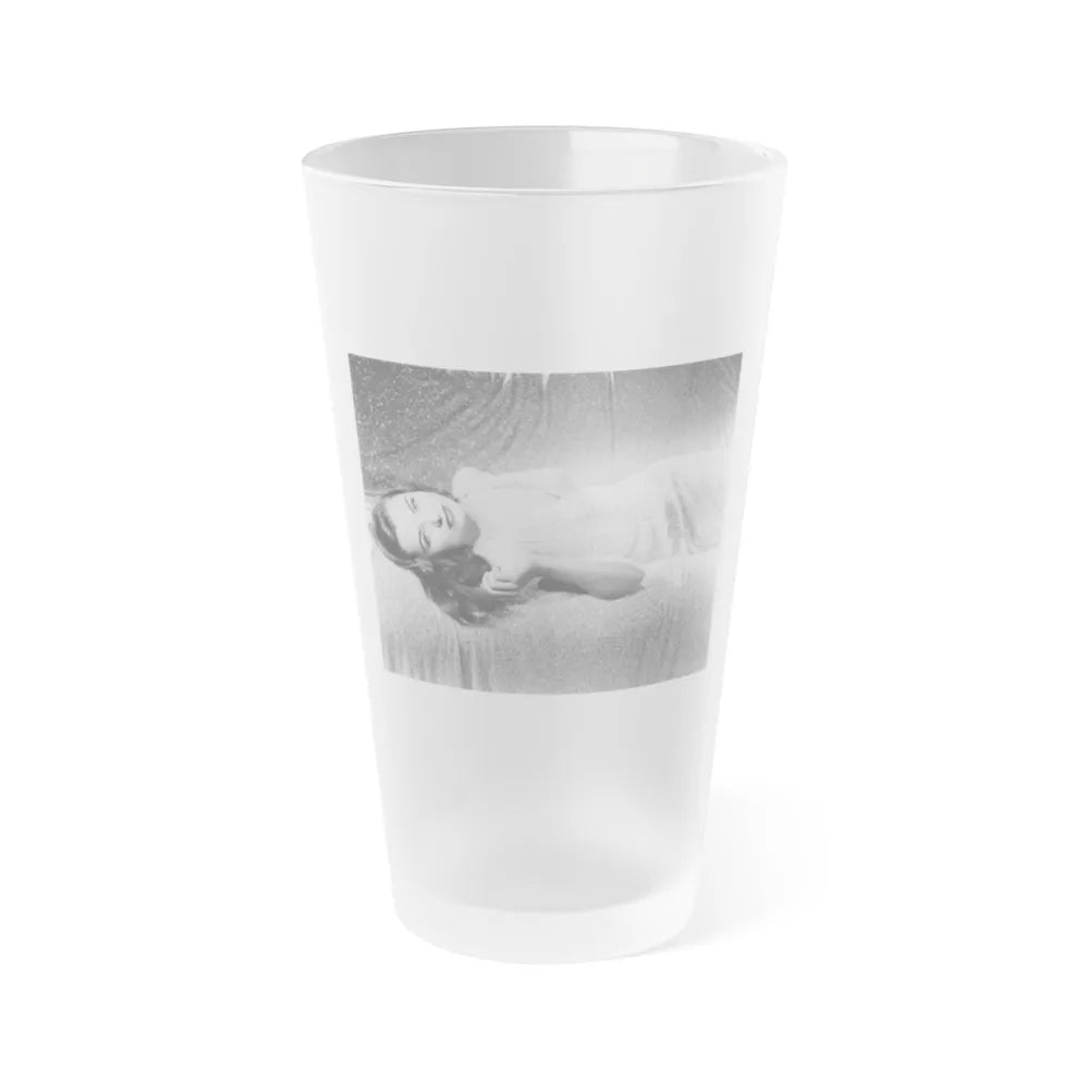 Ella Raines #149 1 (Vintage Female Icon) Frosted Pint Glass 16oz-16oz-Frosted-Go Mug Yourself