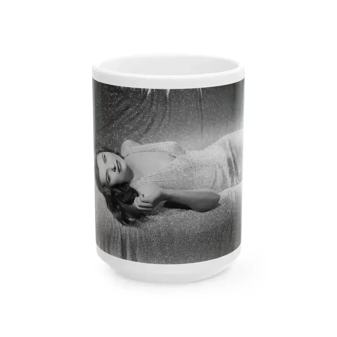 Ella Raines #149 1 (Vintage Female Icon) White Coffee Mug 15oz - Go Mug Yourself