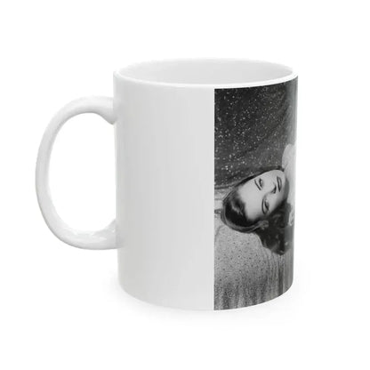 Ella Raines #149 1 (Vintage Female Icon) White Coffee Mug - Go Mug Yourself