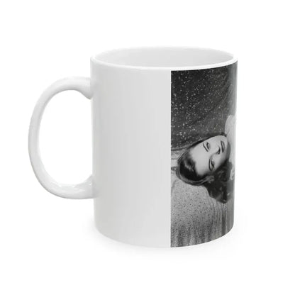 Ella Raines #149 1 (Vintage Female Icon) White Coffee Mug - Go Mug Yourself