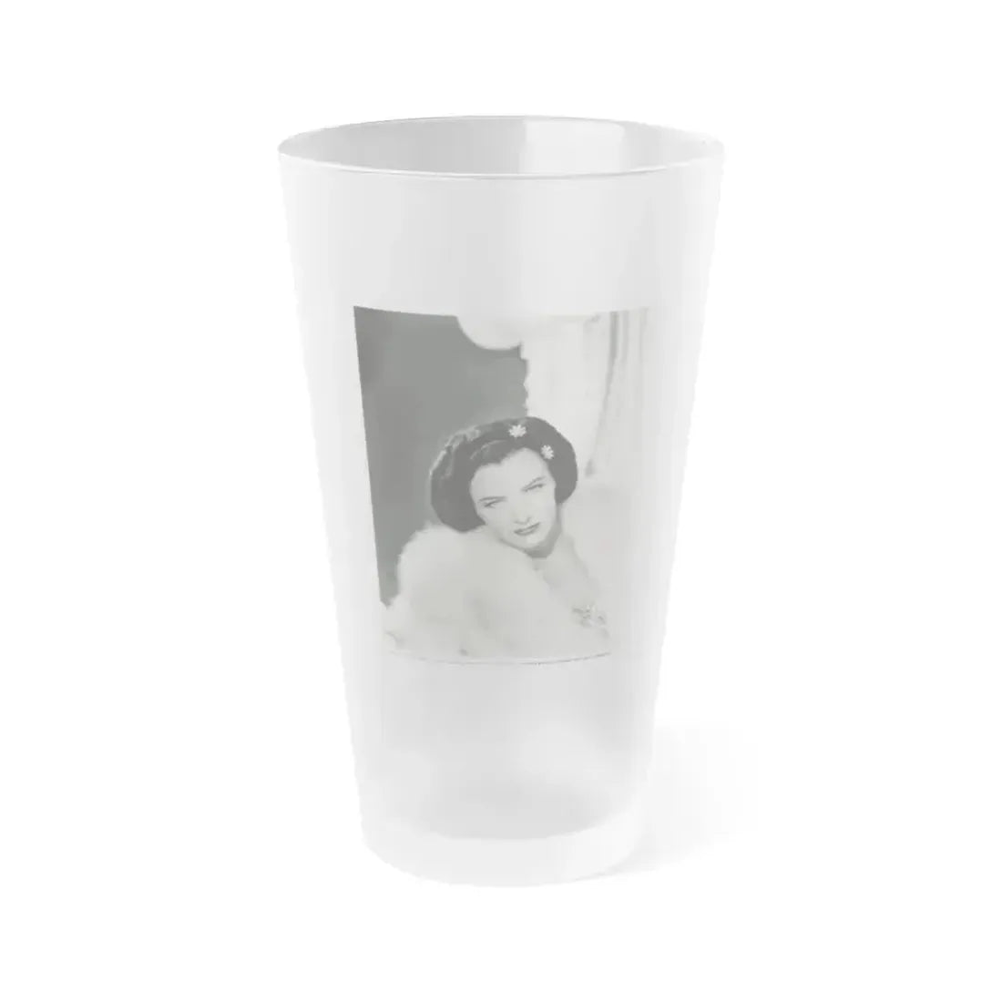 Ella Raines #156 (Vintage Female Icon) Frosted Pint Glass 16oz 16oz Frosted - Go Mug Yourself