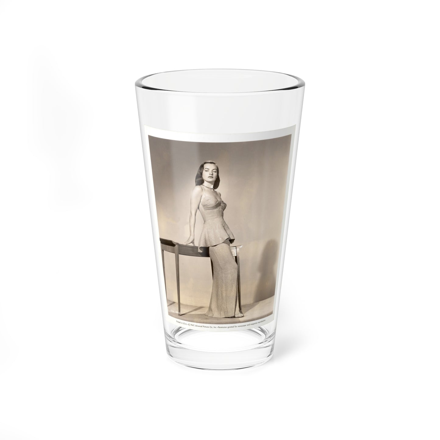 Ella Raines #163 (Vintage Female Icon) Pint Glass 16oz-16oz-Go Mug Yourself