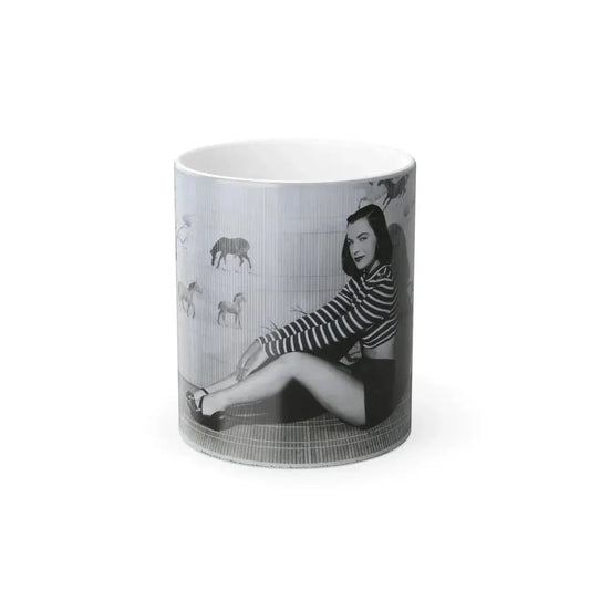Ella Raines #174 (Vintage Female Icon) Color Changing Coffee Mug 11oz - Go Mug Yourself