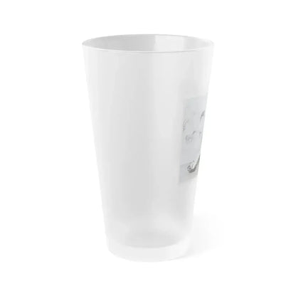 Ella Raines #174 (Vintage Female Icon) Frosted Pint Glass 16oz - Go Mug Yourself