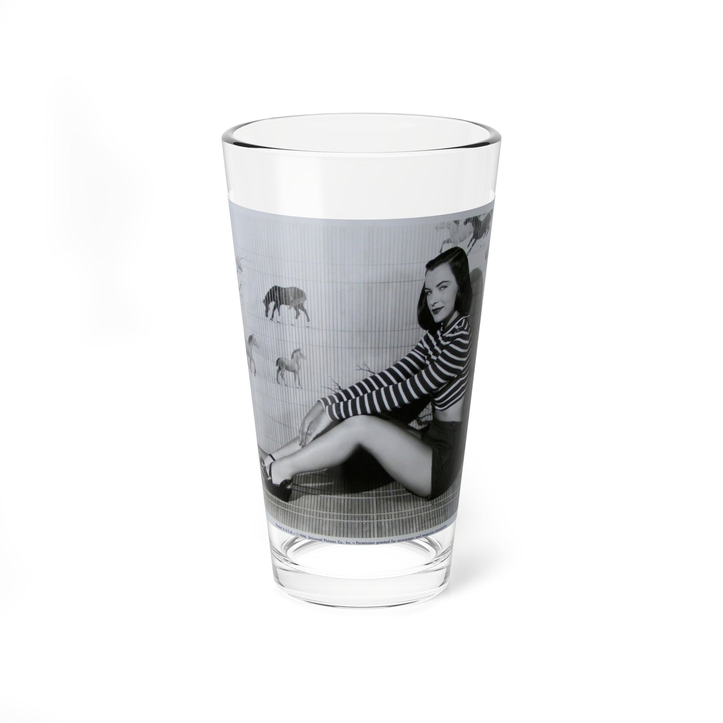 Ella Raines #174 (Vintage Female Icon) Pint Glass 16oz-16oz-Go Mug Yourself