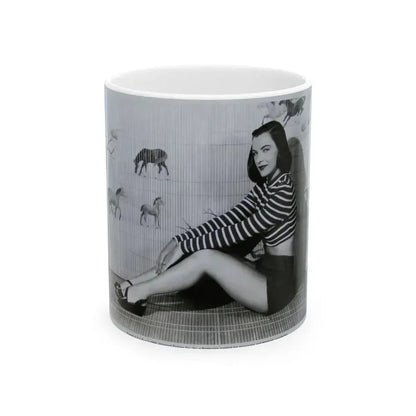 Ella Raines #174 (Vintage Female Icon) White Coffee Mug 11oz - Go Mug Yourself