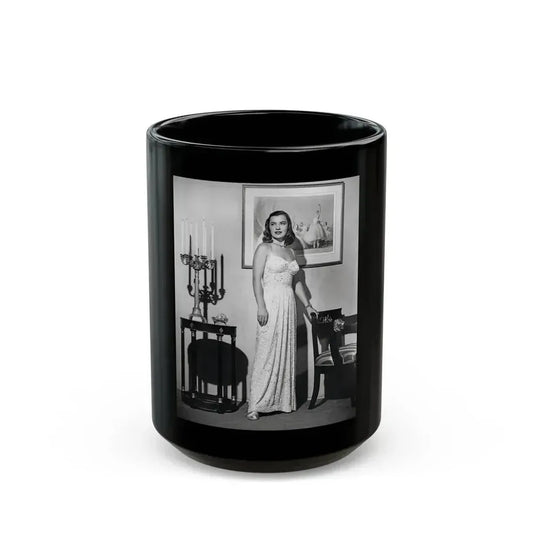 Ella Raines #175 (Vintage Female Icon) Black Coffee Mug 15oz - Go Mug Yourself
