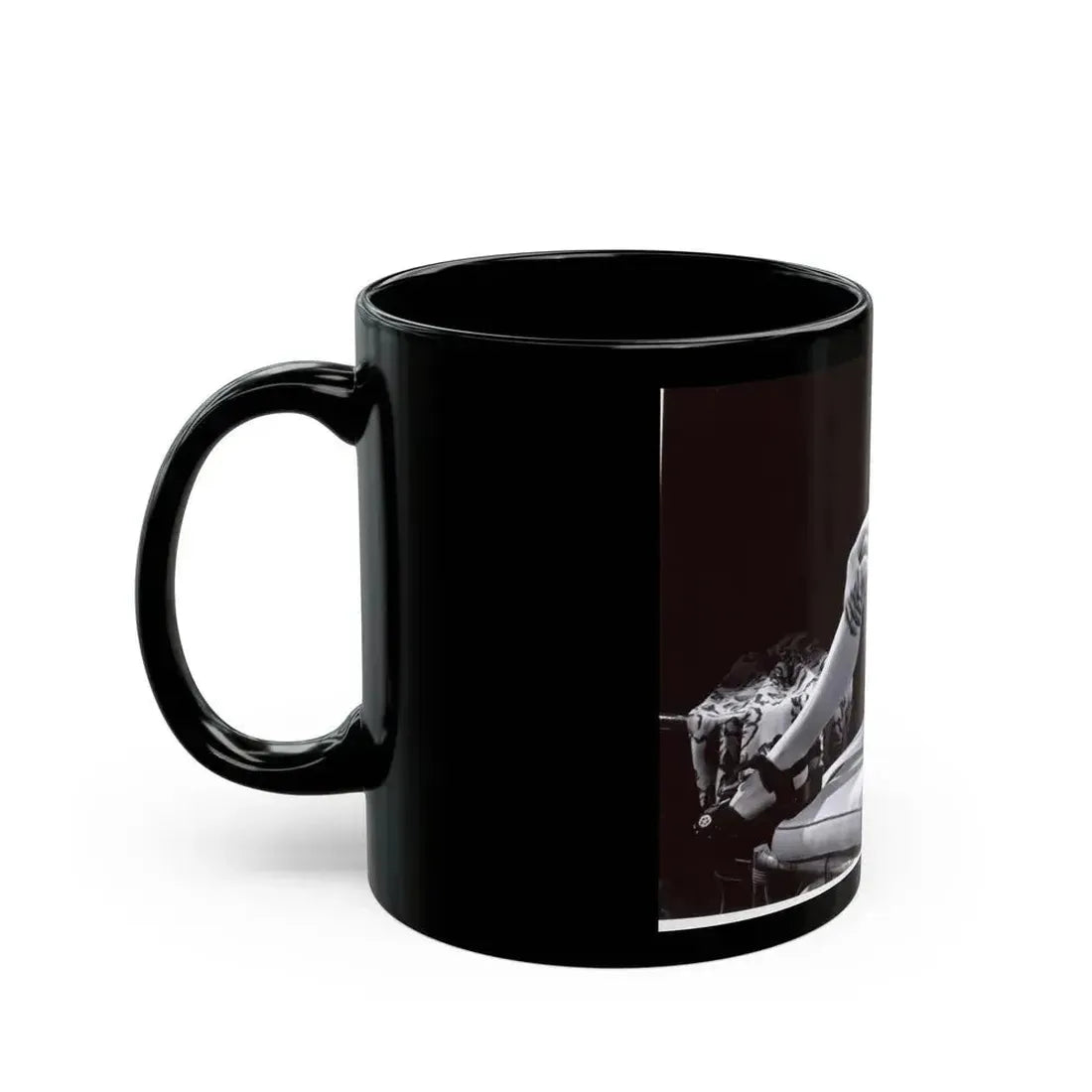 Ella Raines #19 (Vintage Female Icon) Black Coffee Mug - Go Mug Yourself