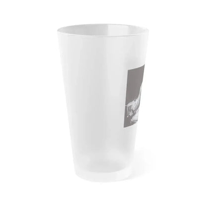 Ella Raines #19 (Vintage Female Icon) Frosted Pint Glass 16oz - Go Mug Yourself