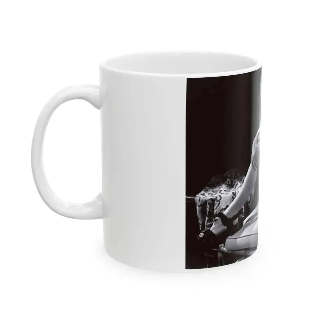 Ella Raines #19 (Vintage Female Icon) White Coffee Mug - Go Mug Yourself