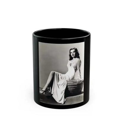 Ella Raines #194 (Vintage Female Icon) Black Coffee Mug 11oz - Go Mug Yourself