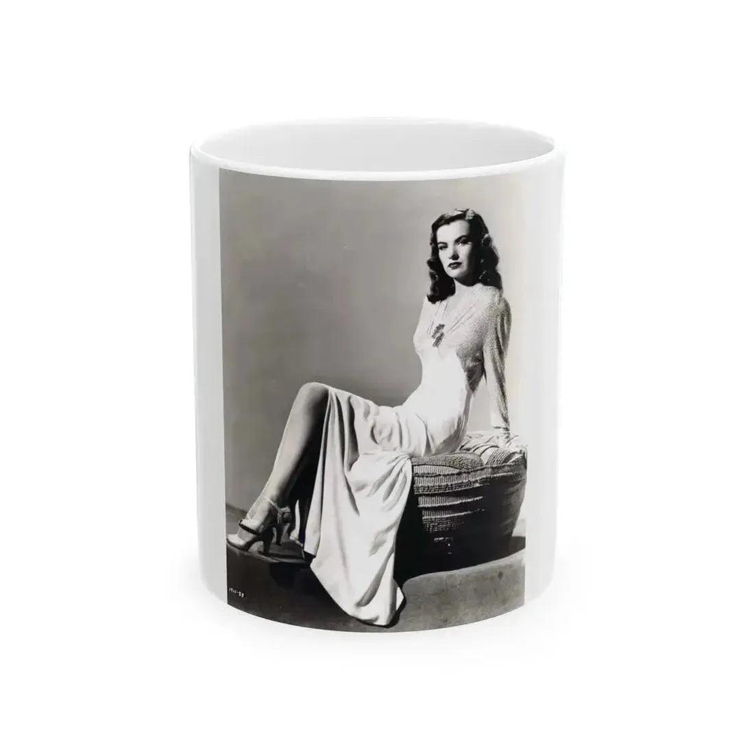 Ella Raines #194 (Vintage Female Icon) White Coffee Mug 11oz - Go Mug Yourself
