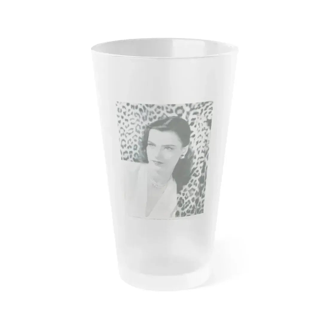 Ella Raines #198 (Vintage Female Icon) Frosted Pint Glass 16oz 16oz Frosted - Go Mug Yourself