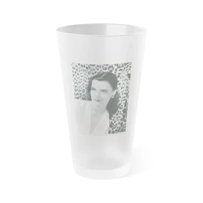 Ella Raines #198 (Vintage Female Icon) Frosted Pint Glass 16oz 16oz Frosted - Go Mug Yourself