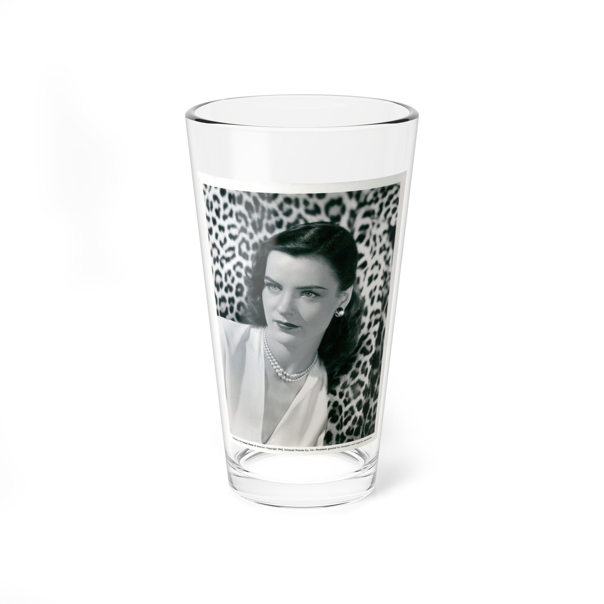 Ella Raines #198 (Vintage Female Icon) Pint Glass 16oz-16oz-Go Mug Yourself