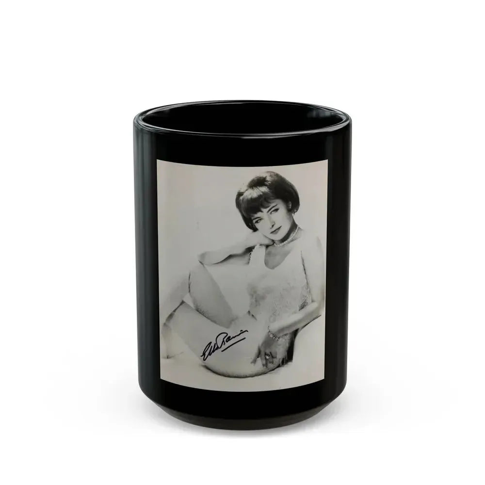 Ella Raines #201 (Vintage Female Icon) Black Coffee Mug 15oz - Go Mug Yourself