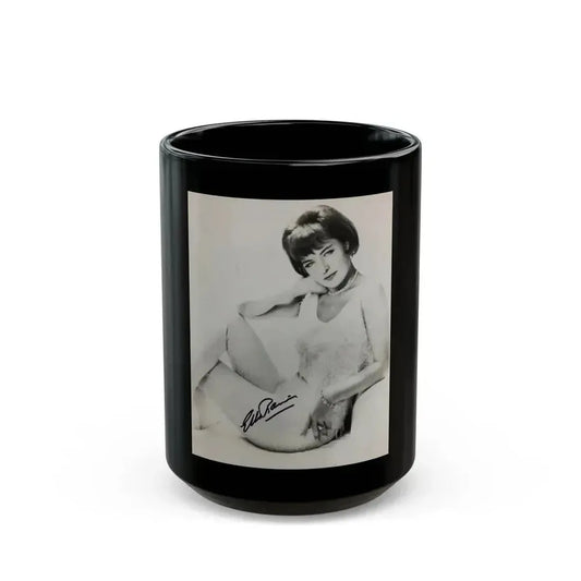 Ella Raines #201 (Vintage Female Icon) Black Coffee Mug 15oz - Go Mug Yourself