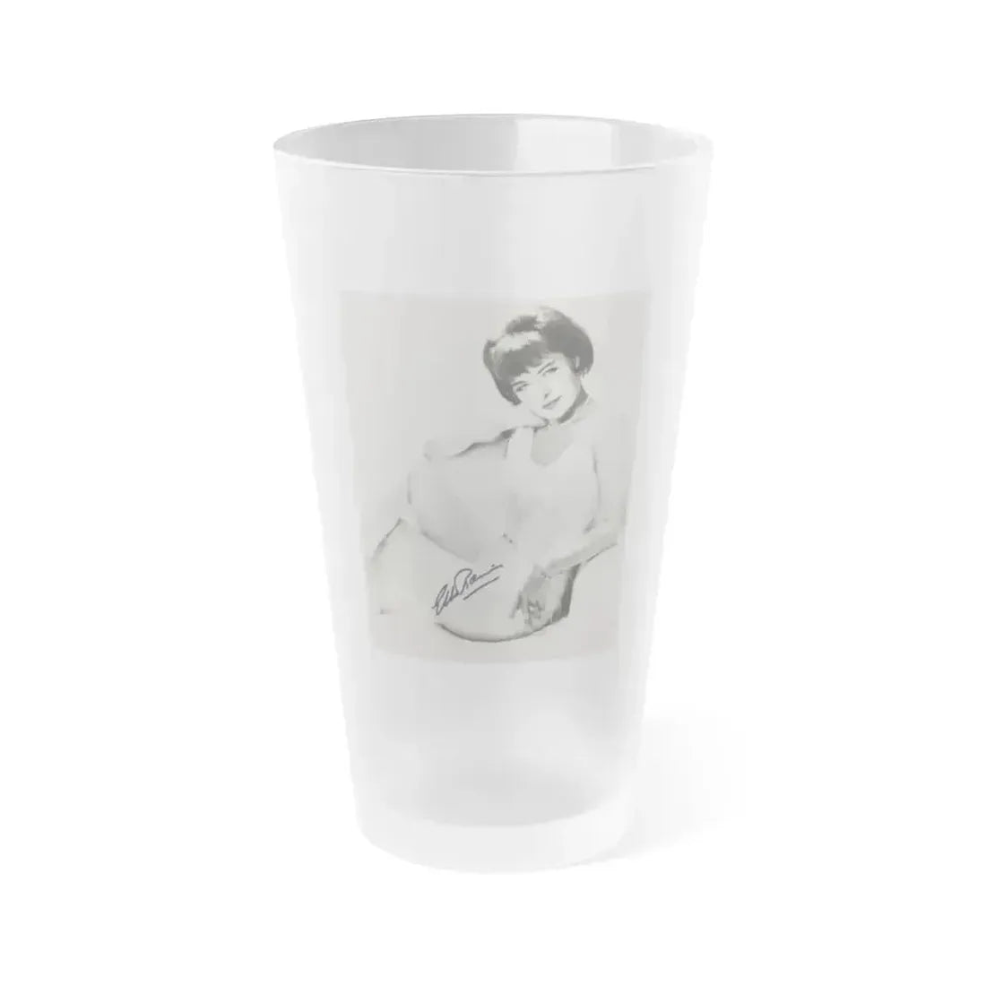 Ella Raines #201 (Vintage Female Icon) Frosted Pint Glass 16oz 16oz Frosted - Go Mug Yourself